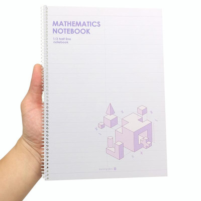 Sổ Lò Xo Toán Học - Morning Glory 10233-87195 - Màu Tím