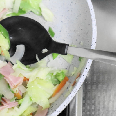 Combo muôi xào chống dính cán dài + Muỗng múc canh chính hãng Echo Metal hàng nội địa Nhật Bản (#Made in Japan)