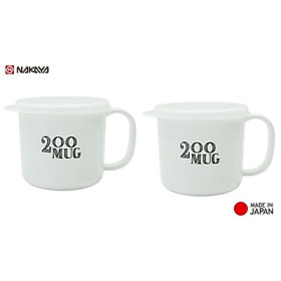 Combo 02 Cốc nhựa uống nước nắp mềm Nakaya - Made in Japan