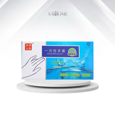 Hộp 200 Găng Tay Nilon Dùng 1 Lần – Siêu Dai, Tiện Lợi, Vệ Sinh An Toàn - HÀNG CHÍNH HÃNG MINIIN