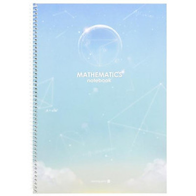 Sổ Lò Xo Toán Học - Morning Glory 10233-87195 - Màu Xanh Dương