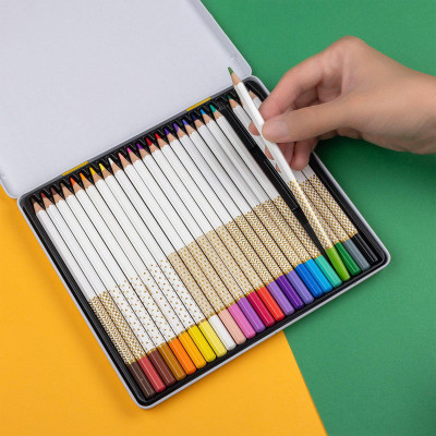 Hộp 24 Bút Chì Màu Thanh Gươm Diệt Quỷ - Colokit CPC-C043/DS - Hộp Thiếc