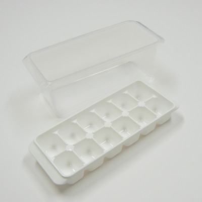 Khay làm đá Yukipon 12 viên có hộp đựng, làm từ nhựa PP cao cấp - nội địa Nhật Bản