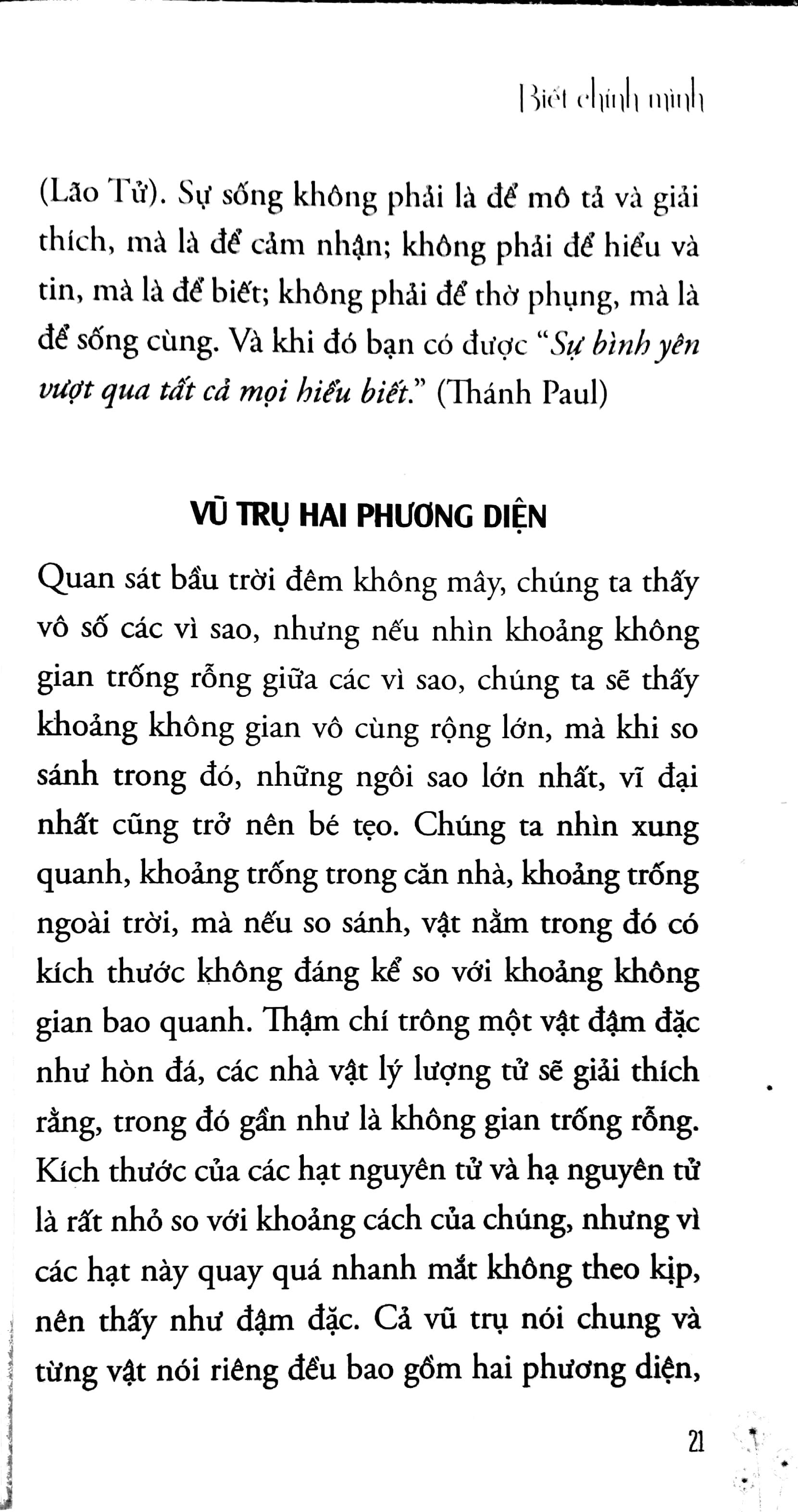 Biết Chính Mình