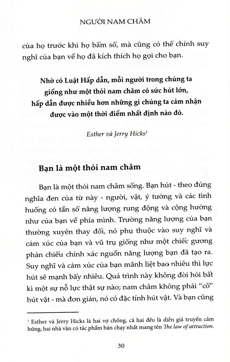 Người Nam Châm - Bí Mật Của Luật Hấp Dẫn (Tái Bản 2022)