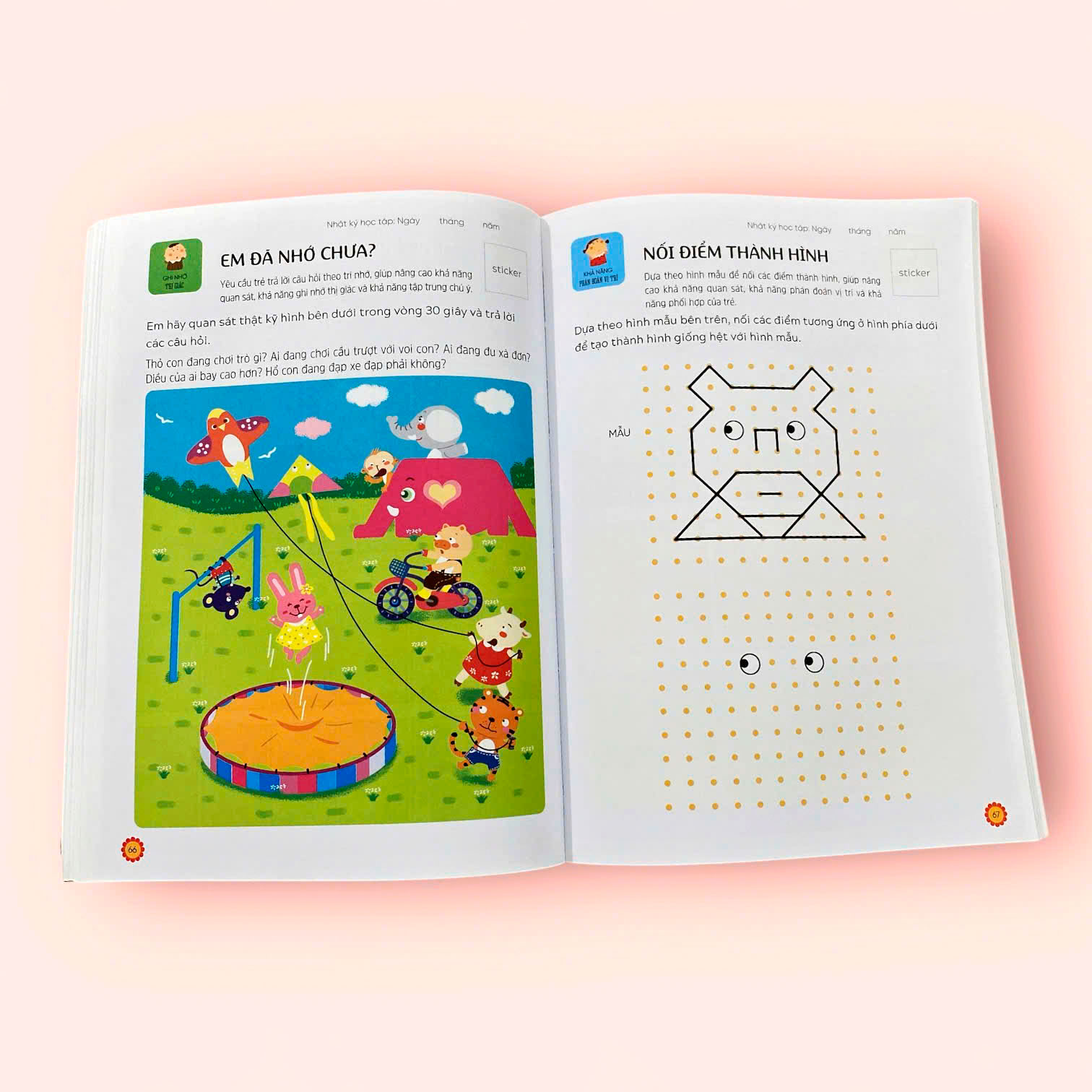 Sách cho bé - Phát Triển Tư Duy - Não Phải - Right Brain Development Activity Book - Dành cho trẻ từ 3-6 tuổi