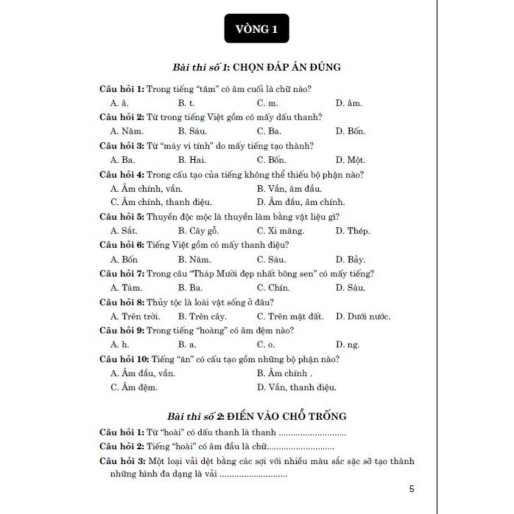 Sách - Bộ Đề Luyện Thi Violympic Trạng Nguyên Tiếng Việt Lớp 4 - Dùng Chung Cho Các Bộ SGK Hiện Hành - Hồng Ân