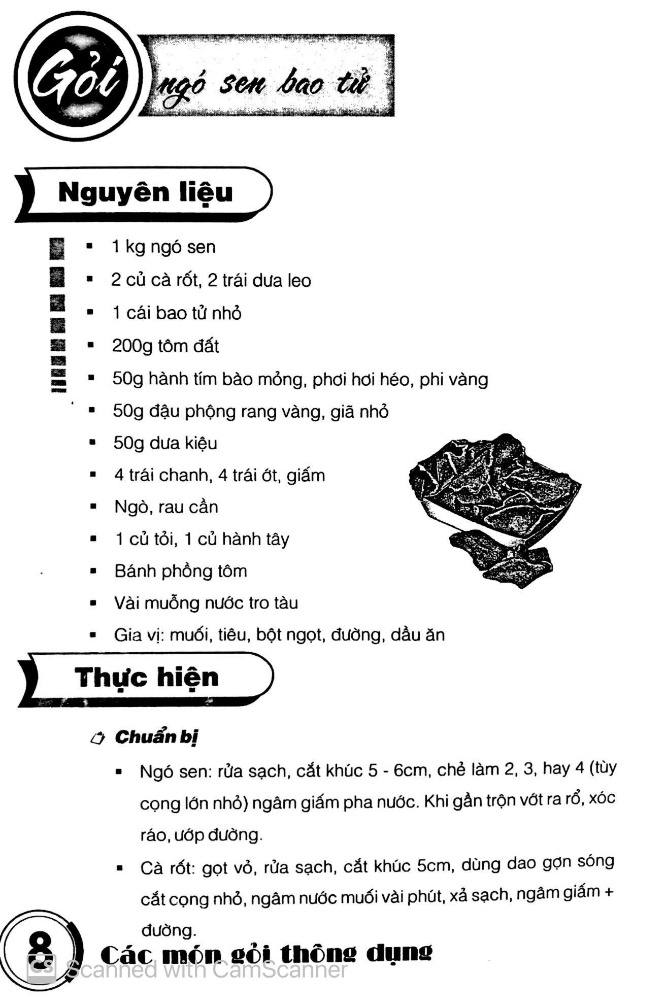 Các Món Gỏi Thông Dụng
