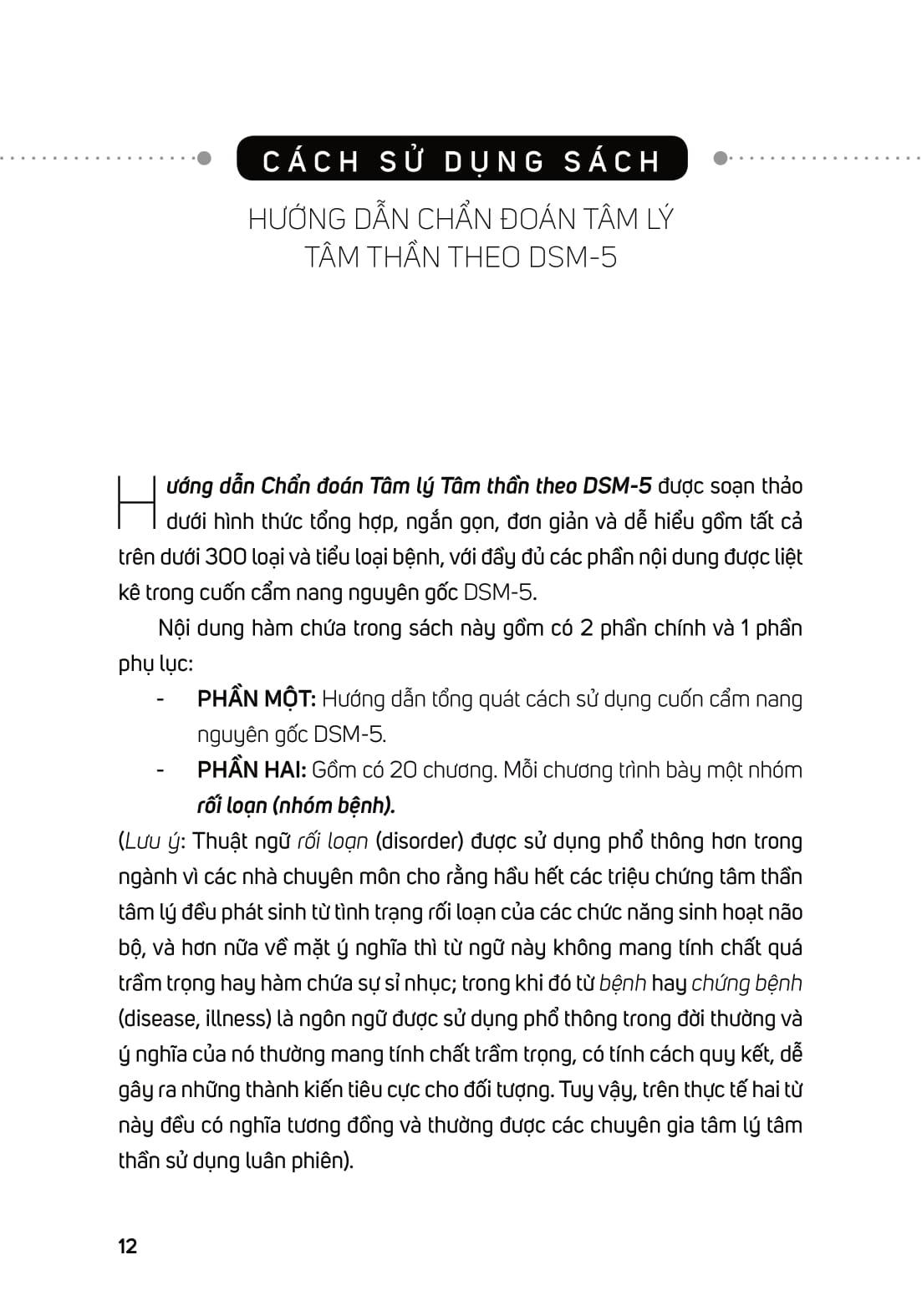Hướng Dẫn Chẩn Đoán Tâm Lý Tâm Thần Theo DSM-5