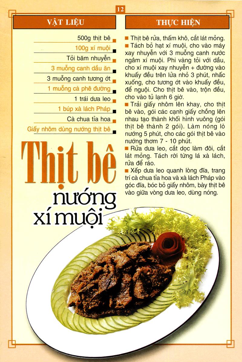 60 Món Ăn Được Nhiều Người Ưa Thích - Món Bò