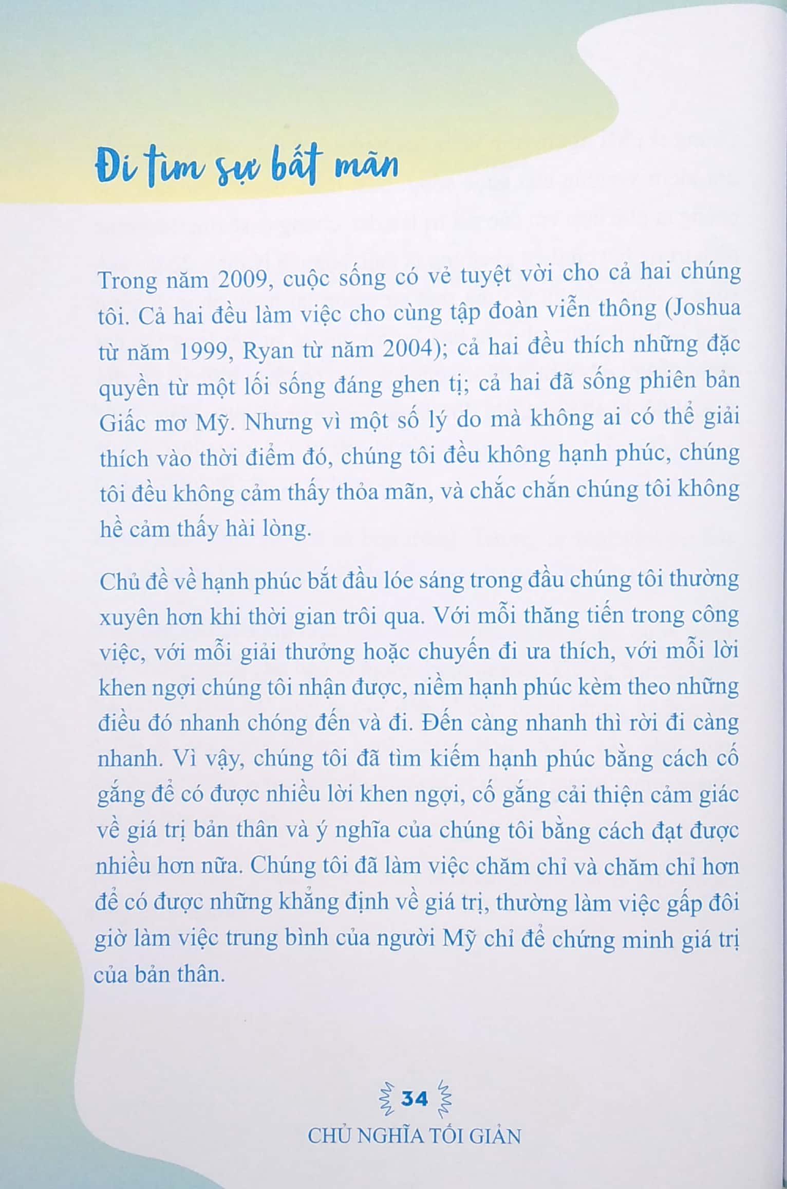 Chủ Nghĩa Tối Giản - Hãy Sống Một Cuộc Sống Có Ý Nghĩa (Tái bản 2020)