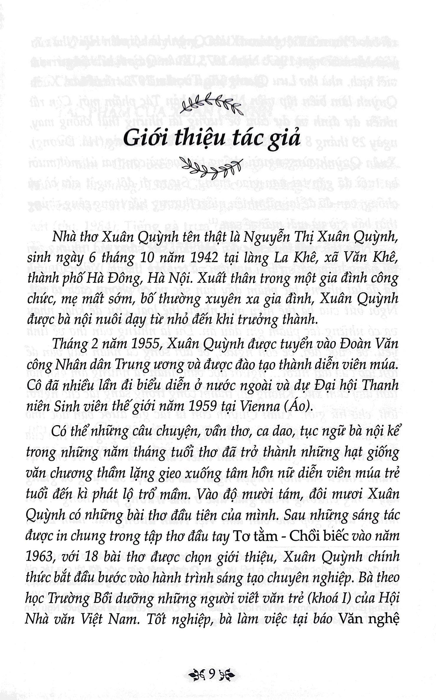 Văn Học Trong Nhà Trường: Thơ Xuân Quỳnh
