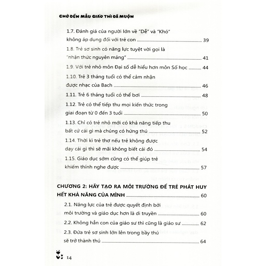 Sách Chờ đến mẫu giáo thì đã muộn - Ehomebooks