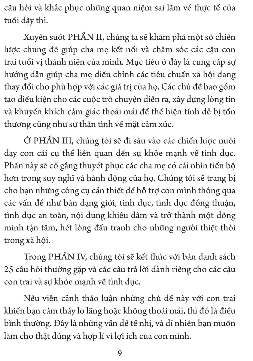 Giáo Dục Giới Tính Cho Con Trai - ML
