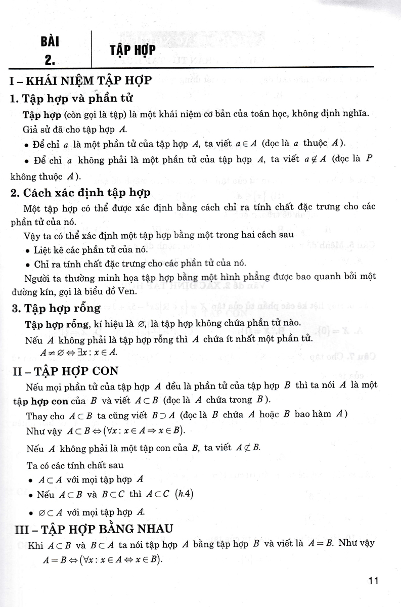 Sách tham khảo- Câu Hỏi Và Bài Tập Trắc Nghiệm Toán 10 (Dùng Chung Cho Các Bộ SGK Hiện Hành) -HA