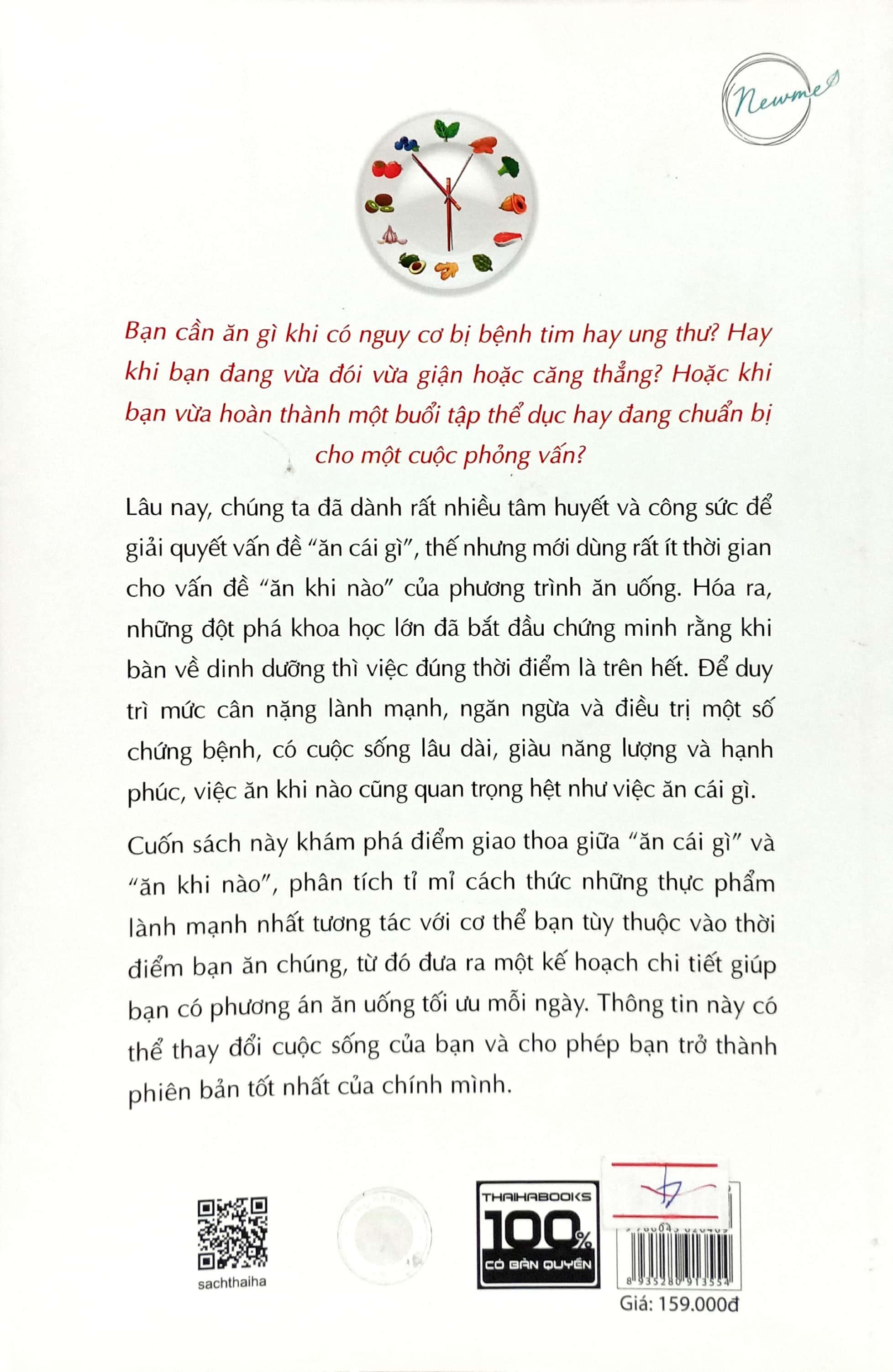 Ăn Gì Khi Nào - Chiến Lược Cải Thiện Sức Khỏe Và Đời Sống Bằng Thực Phẩm