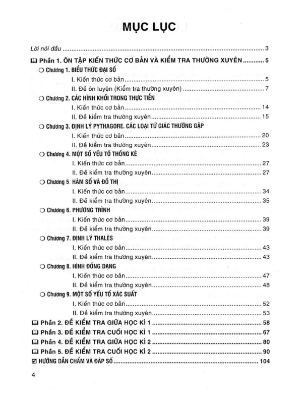 Sách - Bộ đề kiểm tra Toán 8 (bám sát SGK Chân trời sáng tạo)