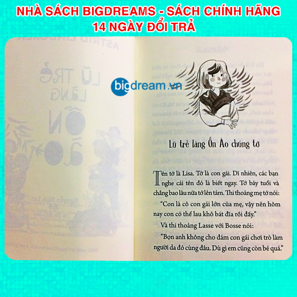 Làng Ồn Ào Văn Học Kinh Điển Cho Thiếu Nhi - Truyện Cho Bé - Làng ồn ào vui ơi là vui và Lũ trẻ làng ồn ào (Bộ 2 quyển)