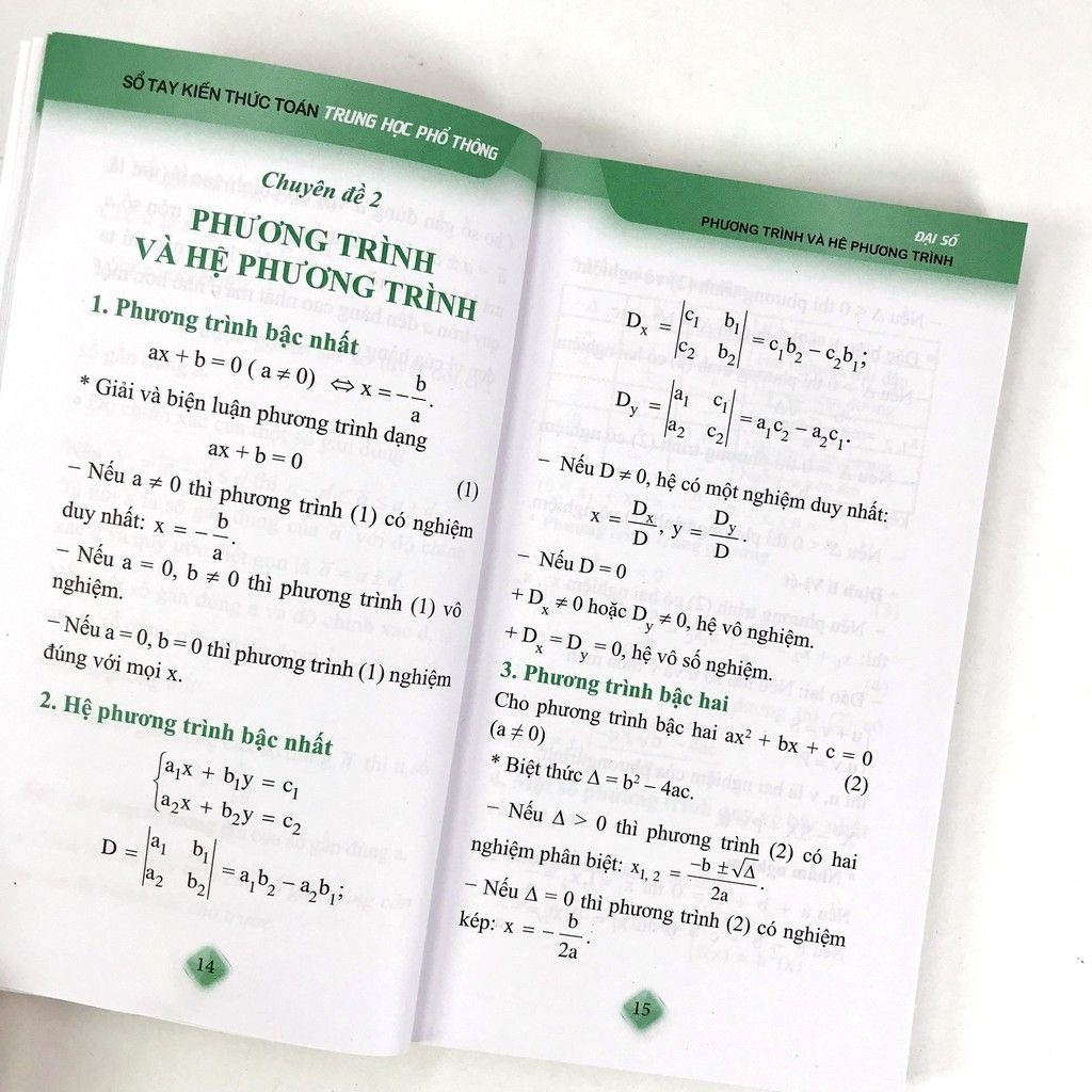 Sách: Combo Sổ Tay Kiến Thức Trung Học Phổ Thông: Toán - Lí - Hóa