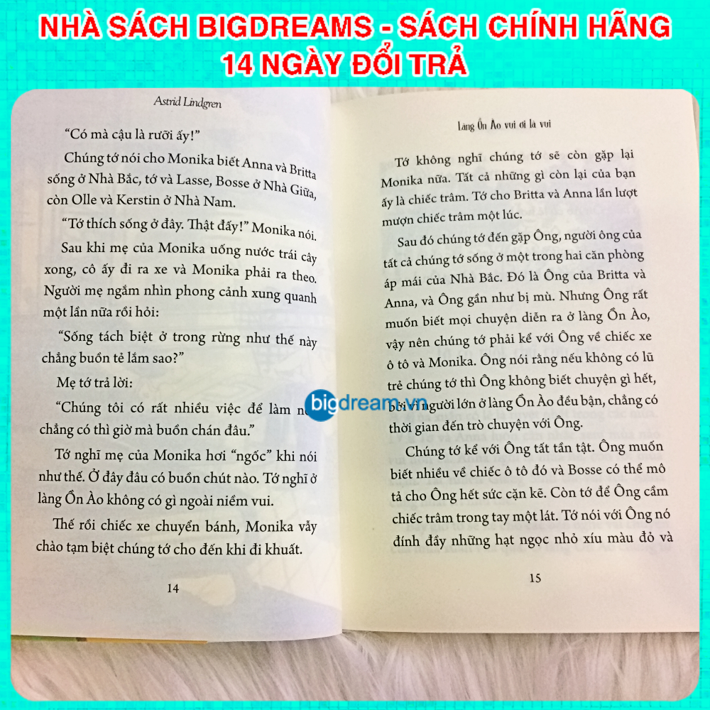 Làng Ồn Ào Văn Học Kinh Điển Cho Thiếu Nhi - Truyện Cho Bé - Làng ồn ào vui ơi là vui và Lũ trẻ làng ồn ào (Bộ 2 quyển)