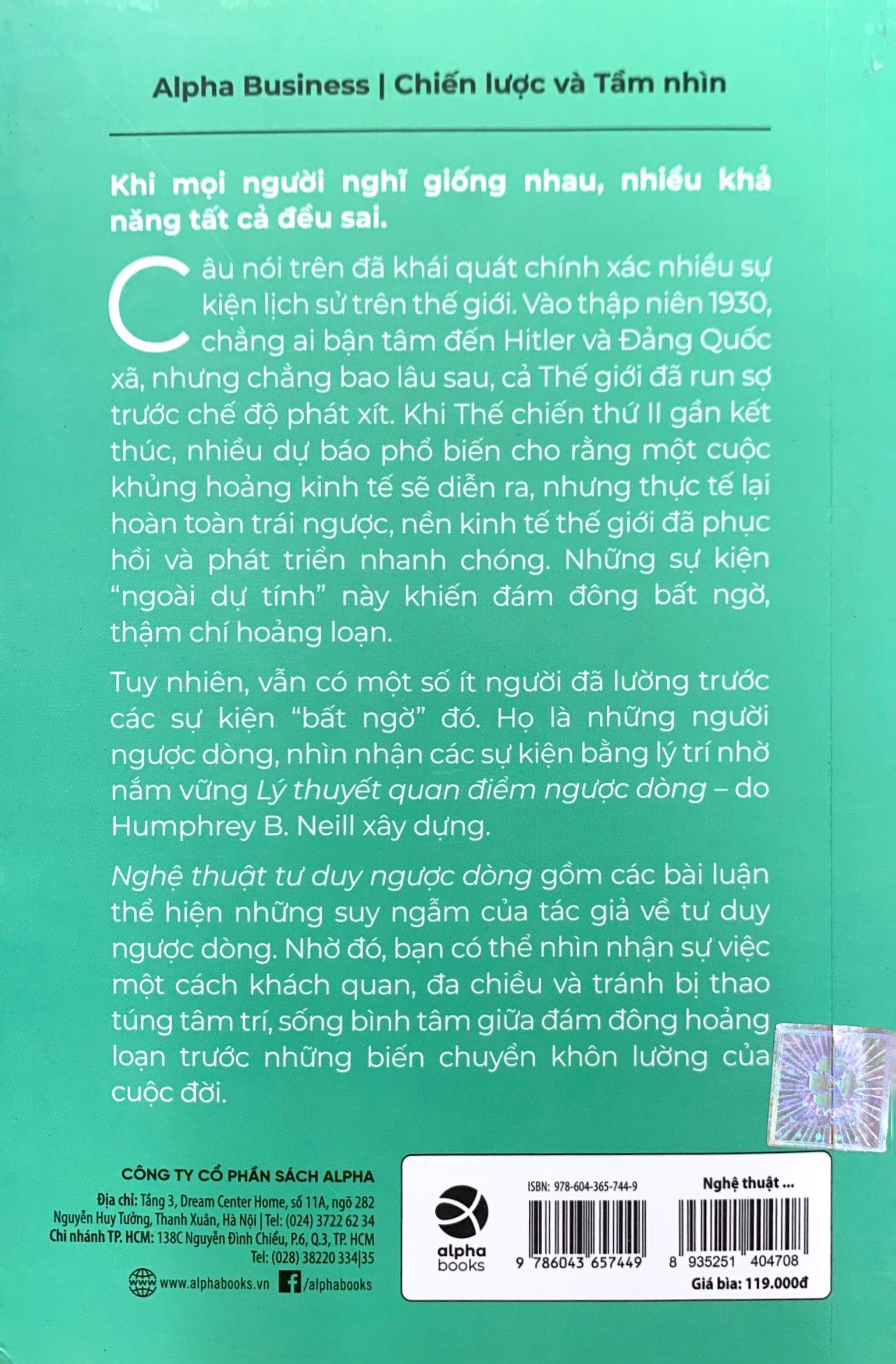 Nghệ Thuật Tư Duy Ngược Dòng