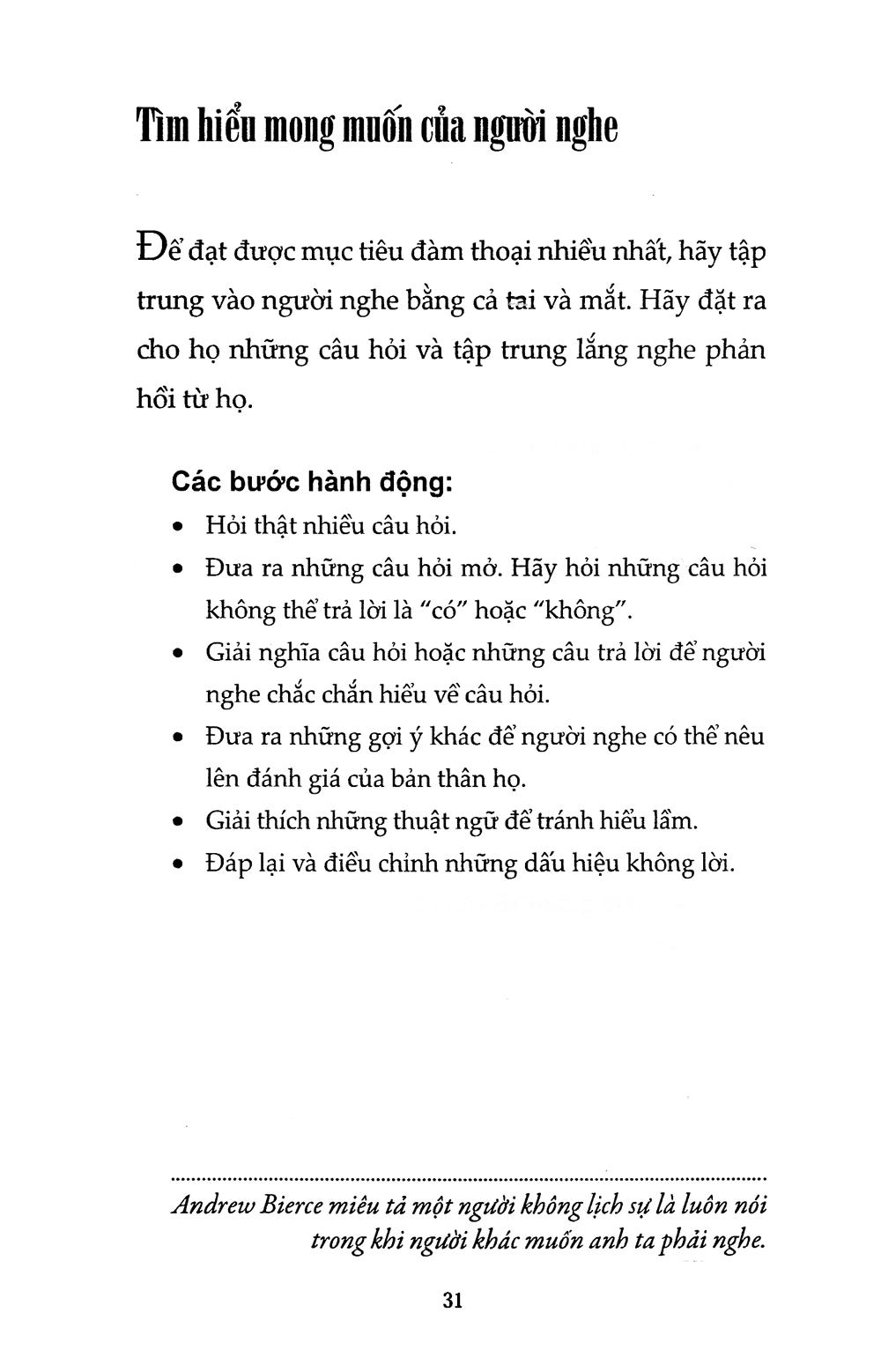 Giao Tiếp Bất Kỳ Ai - 101 Cách Nâng Cao Khả Năng Giao Tiếp (Tái Bản)