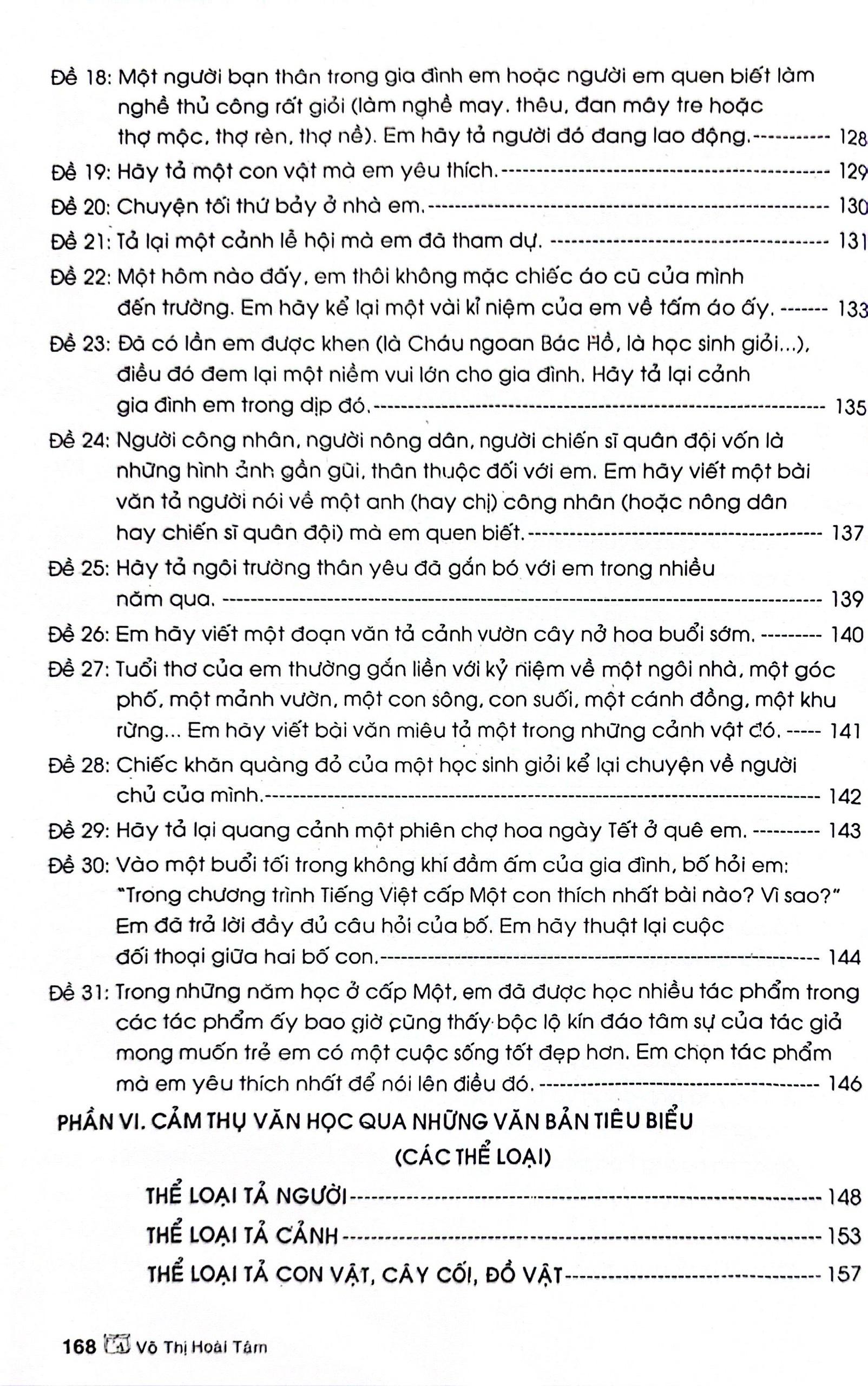 Những Bài Văn Mẫu 5 (Theo Chương Trình GDPT Mới)