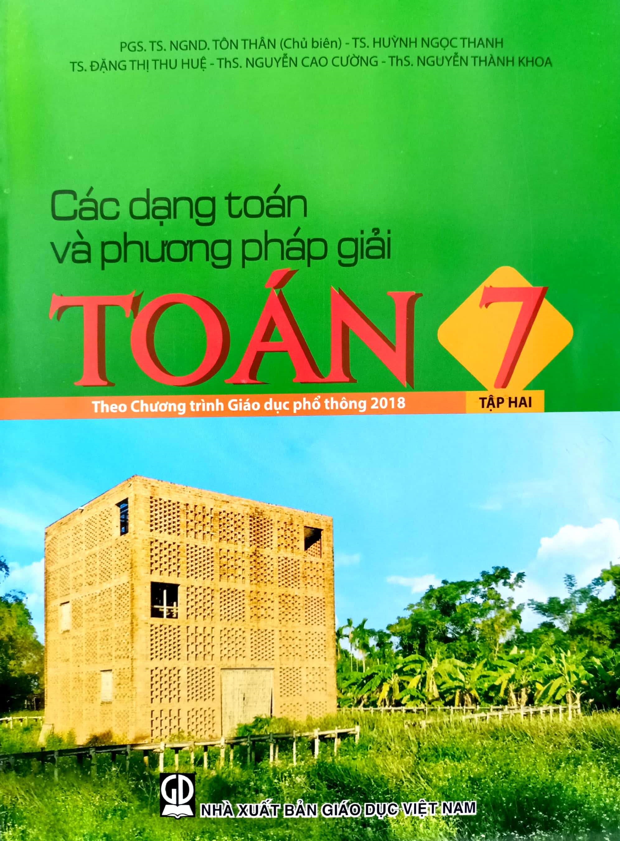 Combo Các dạng toán và phương pháp giải toán 7 - Tập 1, 2 (Theo Chương trình Giáo dục phổ thông 2018)