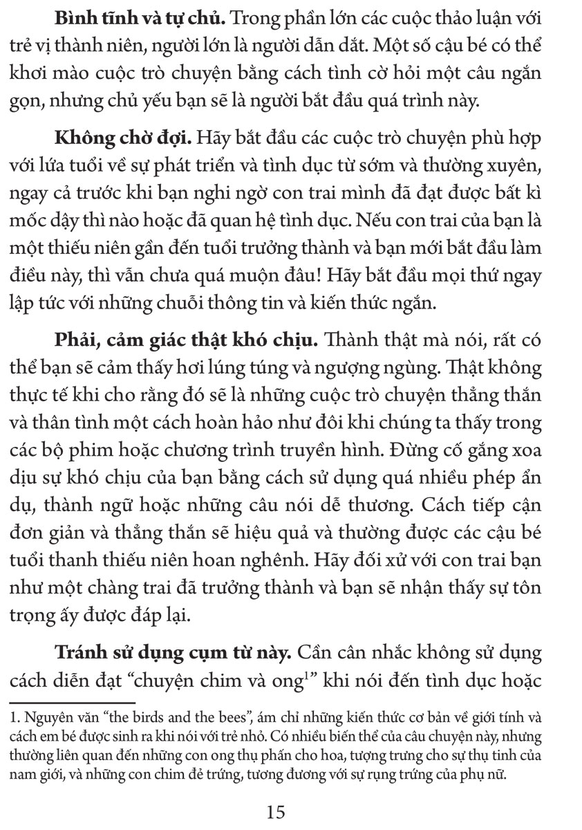 Giáo Dục Giới Tính Cho Con Trai - ML