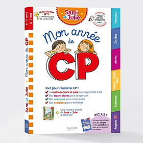 Sách học tiếng Pháp MON ANNEE DE CP AVEC SAMI ET JULIE (TOUTES LES MATIERES)