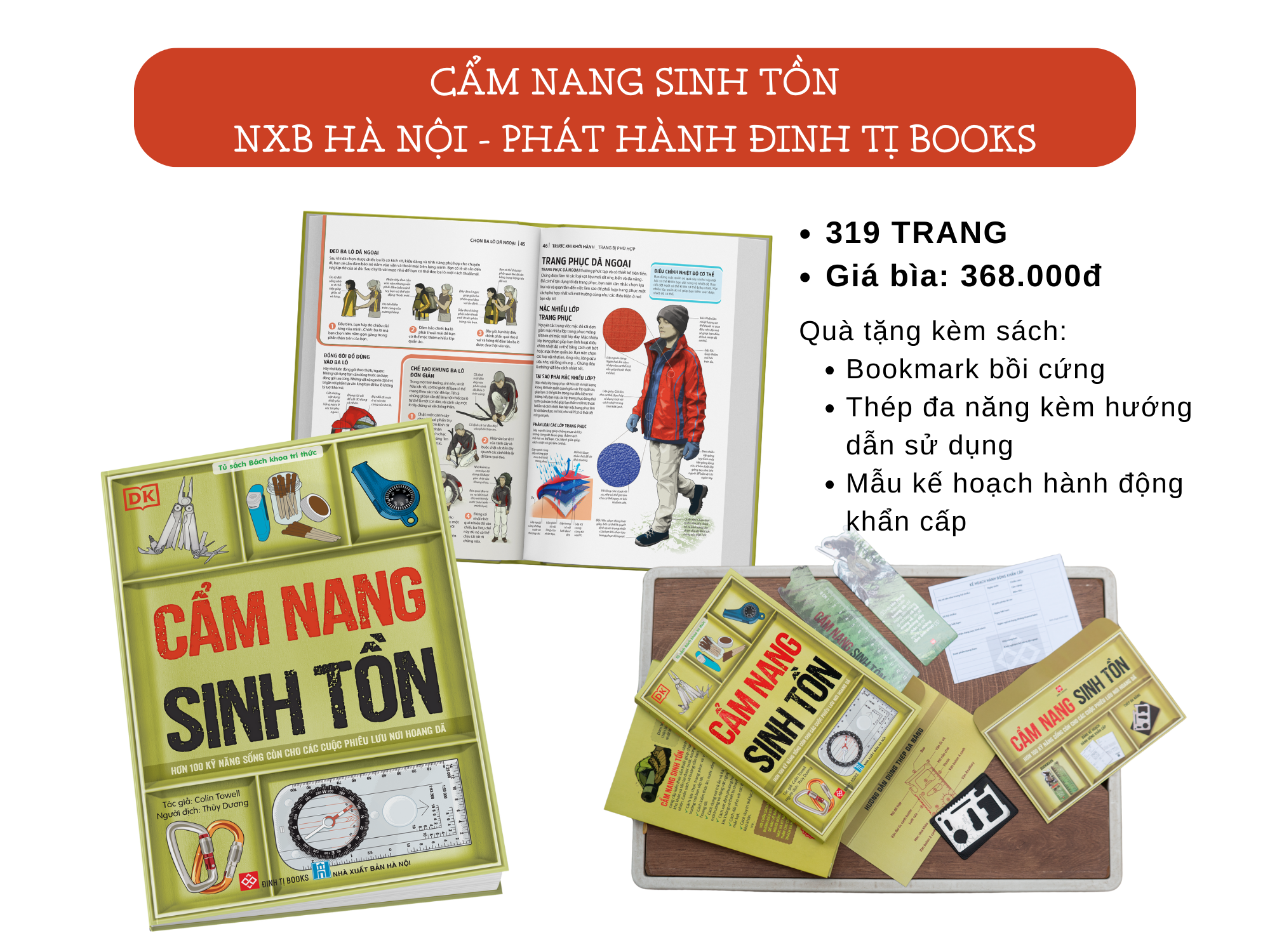 Cẩm Nang Sinh Tồn (Hơn 100 kỹ năng sống còn cho các cuộc phiêu lưu nơi hoang dã)
