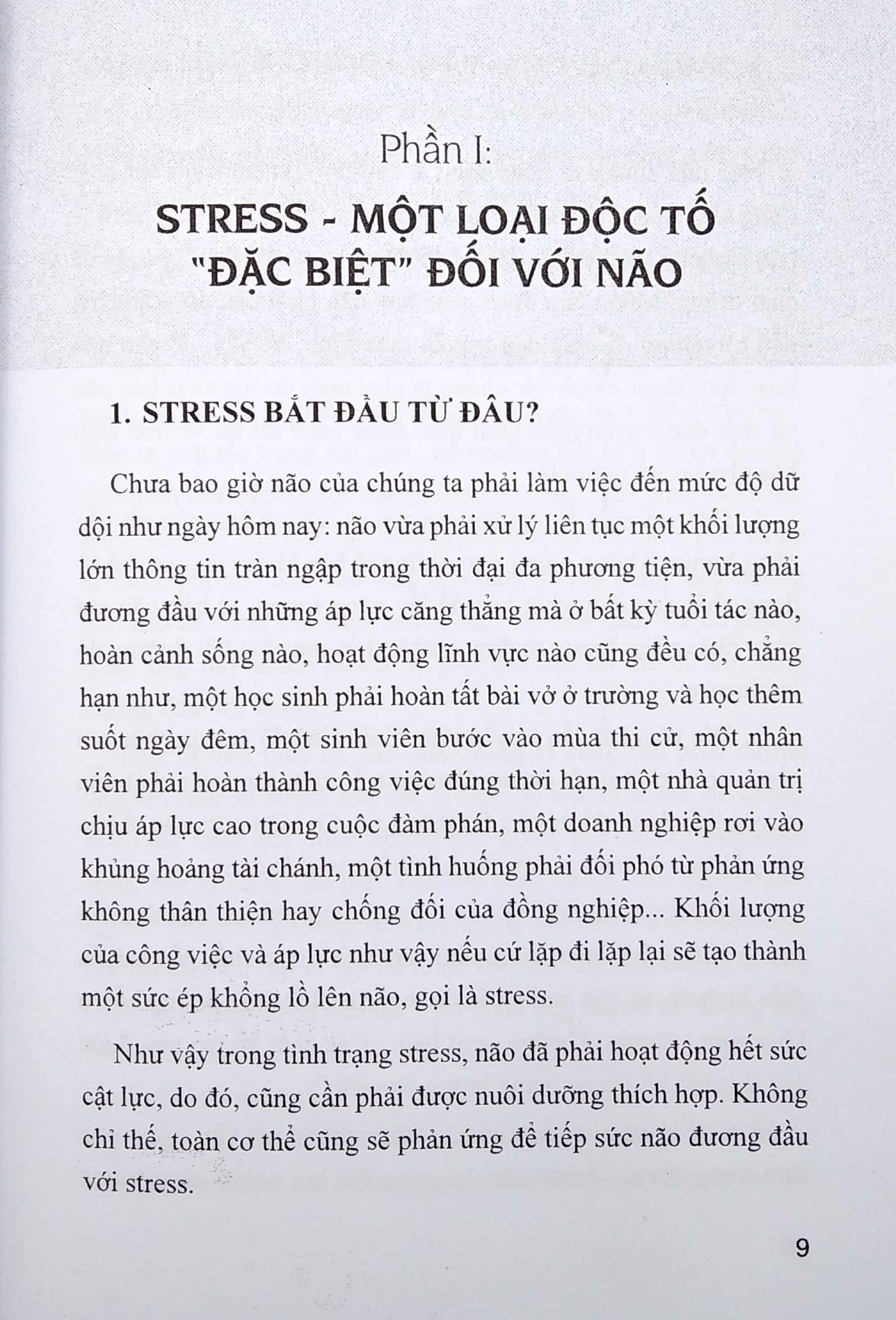 Chế Độ Ăn Bổ Trí Não Giảm Stress