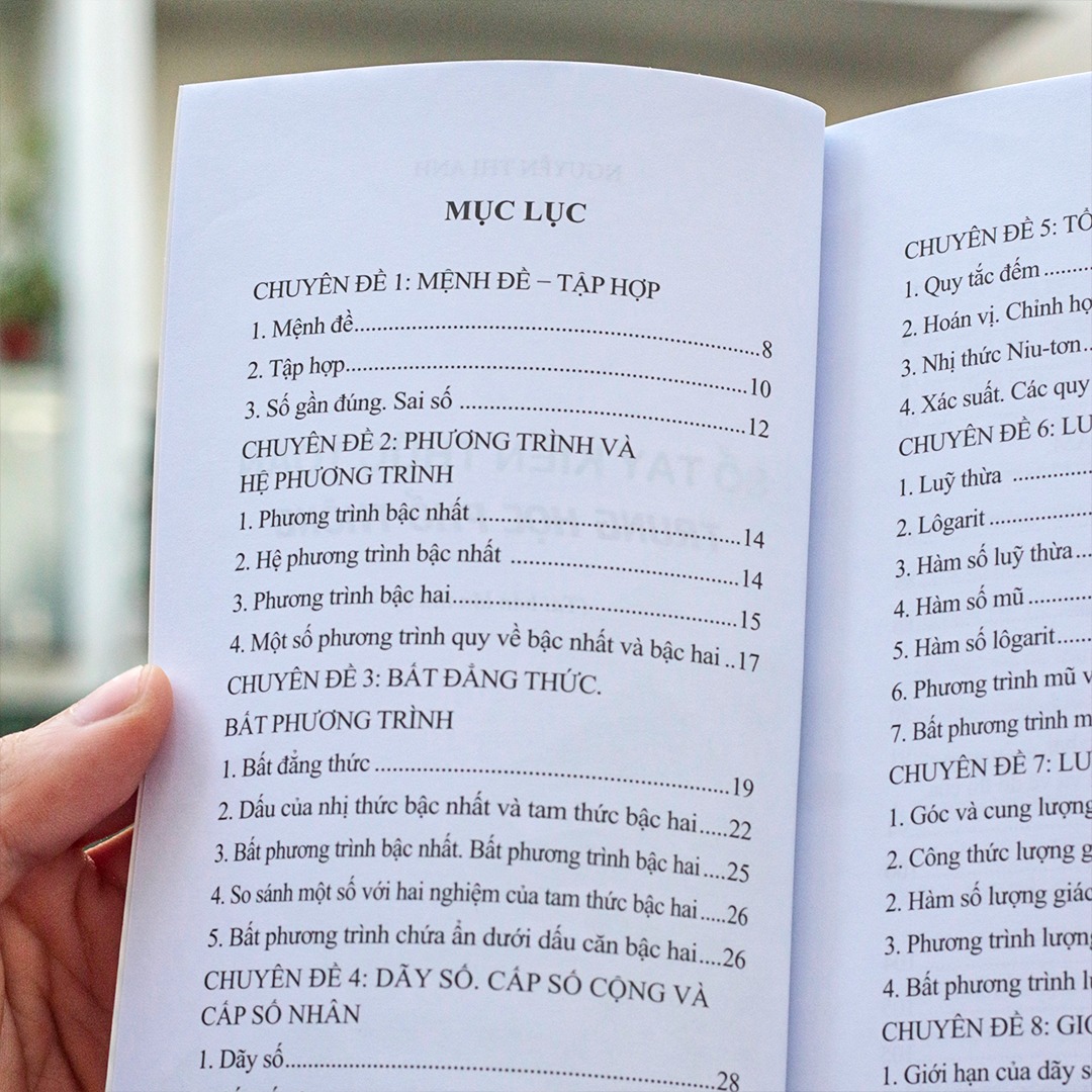 Sách: Combo Sổ Tay Kiến Thức Trung Học Phổ Thông: Toán - Lí - Hóa