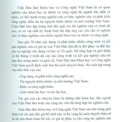 Cơ Chế Tích Luỹ Kim Loại Nặng Trong Một Số Loài Sinh Vật Biển Và Giải Pháp An Toàn Thực Phẩm (Bộ Sách Chuyên Khảo Biển Và Công Nghệ Biển) (Bìa Cứng) 
