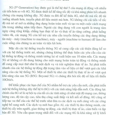 Thông Tin Di Động 5G Và Lộ Trình Phát Triển Lên 6G