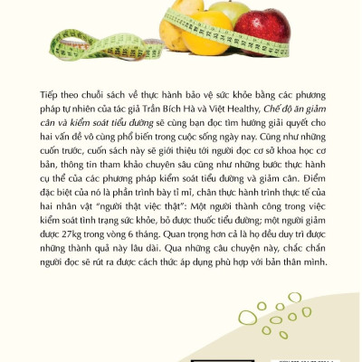 Chế Độ Ăn Giảm Cân Và Kiểm Soát Tiểu Đường 