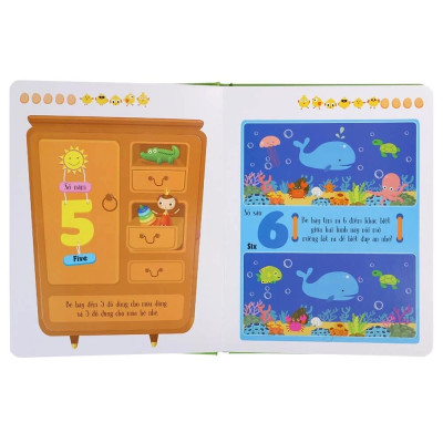 Sách Lift The Flap - Lật Mở Khám Phá - 100 Số Đếm Đầu Tiên