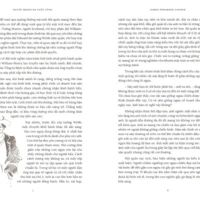 NGƯỜI MOHICAN CUỐI CÙNG – James Fenimore Cooper – Trần Văn Công dịch – NXB Kim Đồng