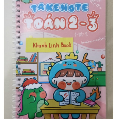 Sách - Combo Takenote toán + tập làm văn lớp 2 - 3