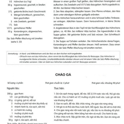 Những Món Ngon Việt Nam (Song Ngữ Đức - Việt) - Verlockende Rezepte Aus Vietnam (Deutsch - Vietnamesisch)