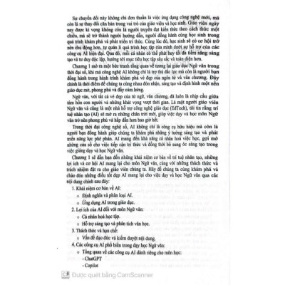 Ứng dụng trí tuệ nhân tạo (AI) trong dạy và học môn ngữ văn (dành cho giáo viên và học sinh) HAB