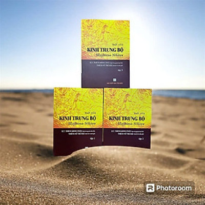 Bộ 3 quyển sách -Kinh Trung Bộ - Thích Minh Châu