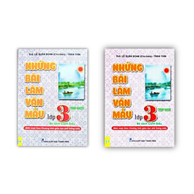Sách - Combo Những bài làm văn mẫu lớp 3 - Tập 1 + 2 ( Bộ sách cánh diều )