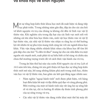 Khởi Nguyên Của Vũ Trụ - Lịch Sử 14 Tỉ Năm Tiến Hóa