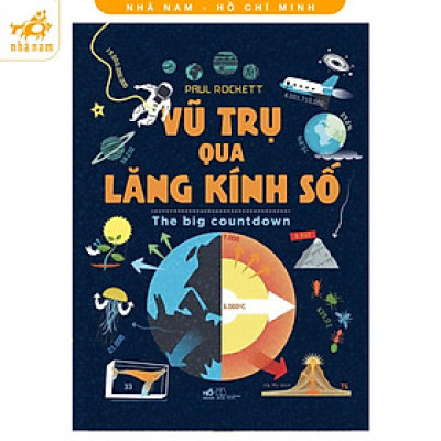 Sách - Vũ trụ qua lăng kính số (The big countdown) (Nhã Nam HCM)