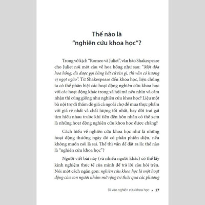 Đi Vào Nghiên Cứu Khoa Học (Tái Bản 2024)