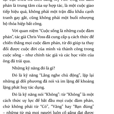 Đừng bao giờ chia đôi lợi ích trong mọi cuộc đàm phán_Al