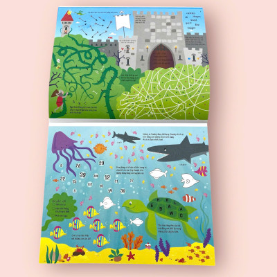 Cuốn Sách Khổng Lồ Về Trò Chơi Tư Duy - Big Puzzle Pad