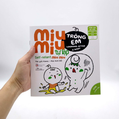 Sách Ehon Miu Miu Tự Lập Phần 2 Song Ngữ - Trông Em
