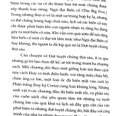 Đợt Tuyệt Chủng Thứ Sáu - The Sixth Extinction (Tái Bản 2023)